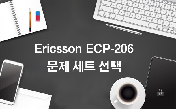 Ericsson ECP-206 문제 세트 선택